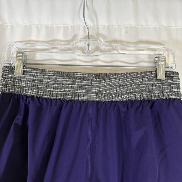 Under Armour Shorts Women's Medium Purple Title Boxing Semi Fitted Elastic Waist - Picture 8 of 8